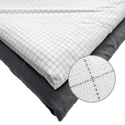 10% Silver Fiber Earthing Fitted Bed Sheets Conductive Grounded Bedsheet Anti-Esd Relieve Pressure Improve Health