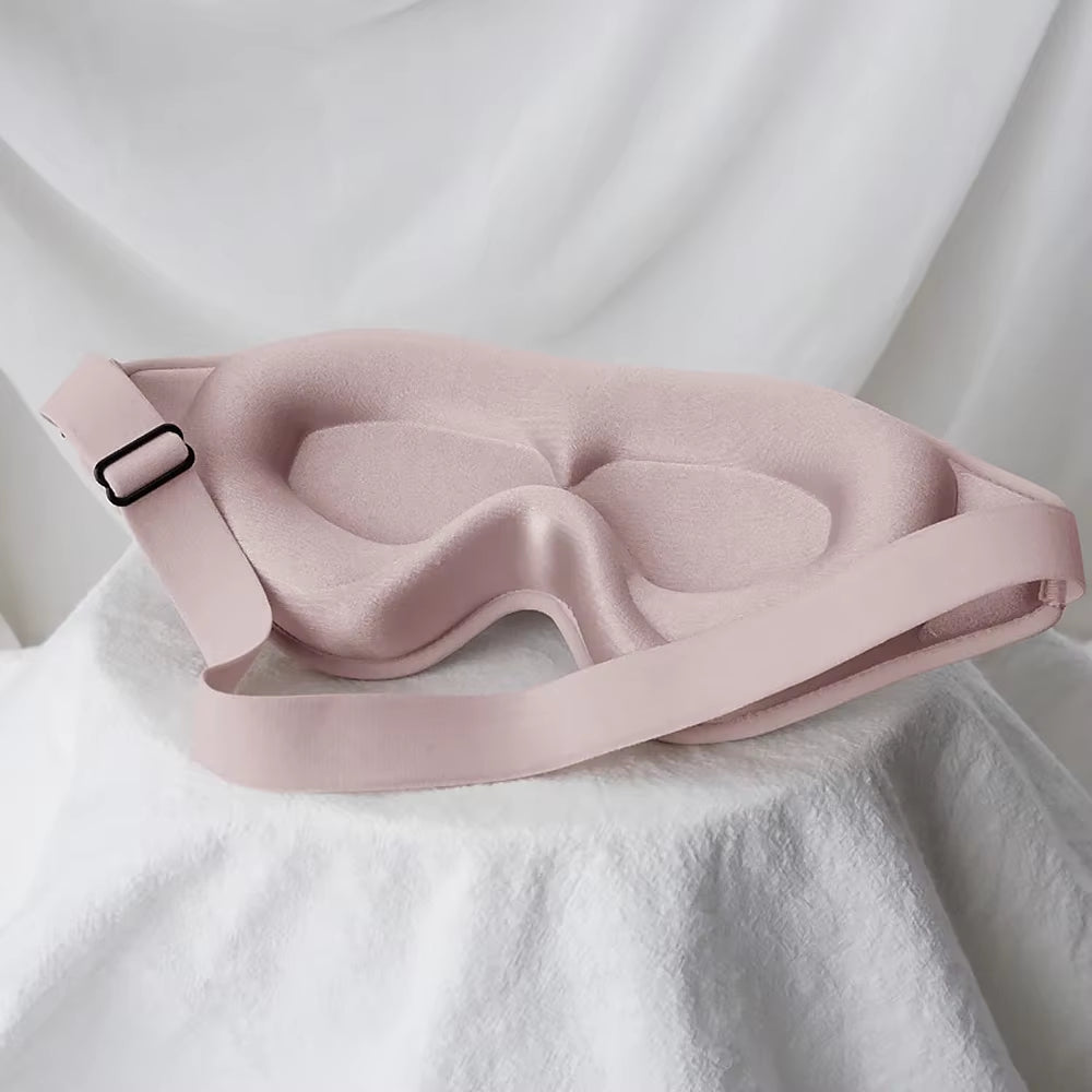 3D Sleep Mask Travel Nap High Quality Portable Rest Soft Memory Foam Blindfold Padded Eye Cover Adult Night Sleeping Eyepatch