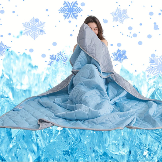 Summer Bed Cooling Blanket Silk Air Conditioner Quilt Is Soft, Breathable, Light, Heat Absorbing, Solid Color Pattern Quilt